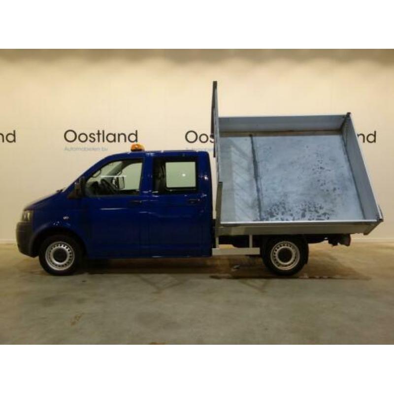 Volkswagen Transporter 2.0 TDI L2H1 DC 6 Pers / 3-Zijdige Ki