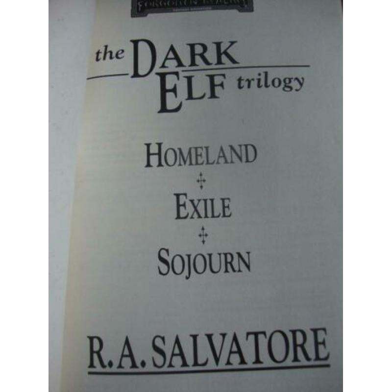 The Dark Elf Trilogy