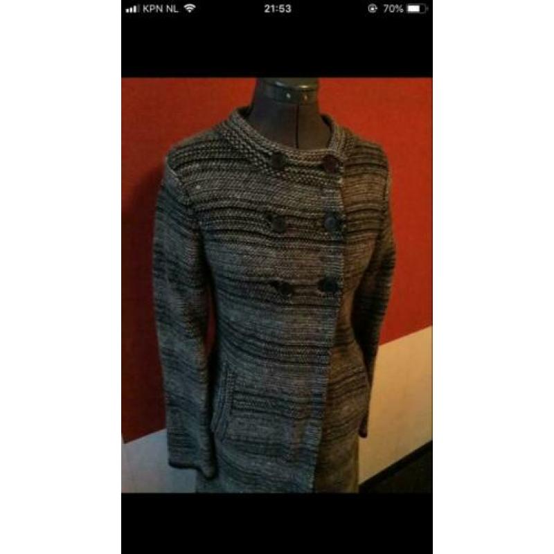 Grijs vest / jasje van Steps met wol maat L. ZGAN
