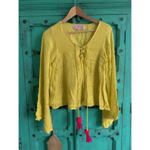 Ibiza boho tuniek blouse van Sundress maat M nieuw