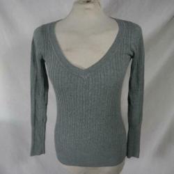 Leuk grijs/blauw dames truitje. Mt S, Merk MNG Basic