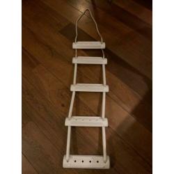Touwladder,zwemtrapje,boottrapje