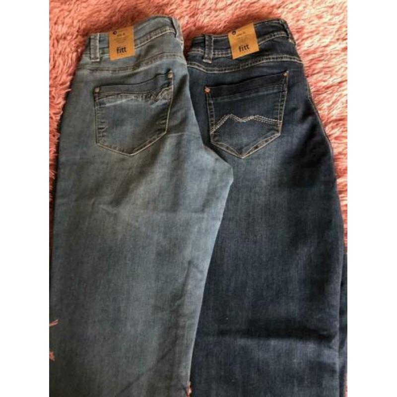 2 slimifit spijkerbroeken miss etam