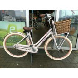 Fietsmaster gazelle miss grace 3 v roze transportfiets op=op