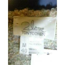2Love Tony Cohen acryl vest pastel tinten gebreid 40 27644