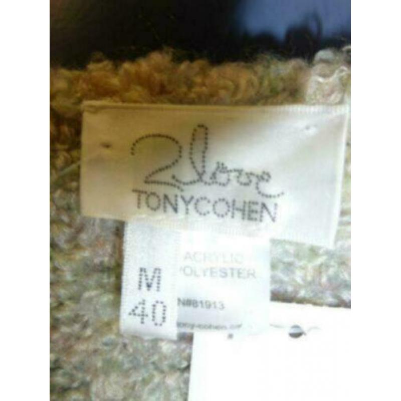 2Love Tony Cohen acryl vest pastel tinten gebreid 40 27644