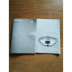 Wmf wok pan Macao 36 cm 4 delig. 1x gebruikt