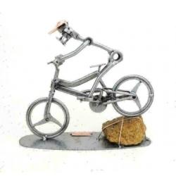 Mountainbiker MTB downhill beeldje - mountainbike, fiets