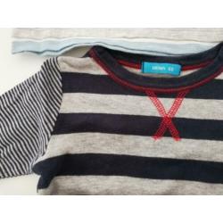 Longsleeve jongen 3x maat 68 Hema en name it