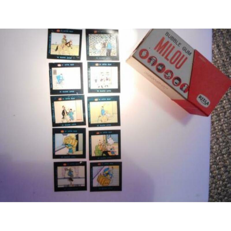 Kuifje: diaserie met 100 dia's + viewer