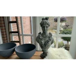 Betonnen buste ~ torso ~ beeld