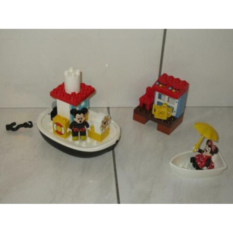 Duplo Disney boot met Mickey en Minnie Mouse