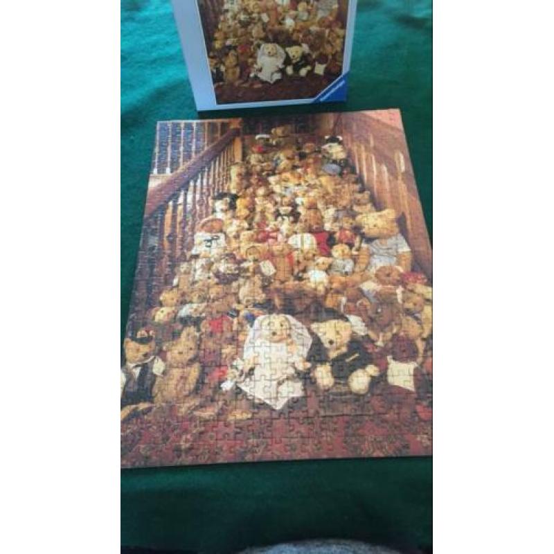 Ravensburger puzzel Teddy-bruiloft 500 stukjes