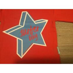Nieuw set O’Chillie broekje en sweater rood ster 68