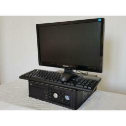 Nette PC van Dell 760 veel Ram 6 x Gb Ram Mooie LCD Win10