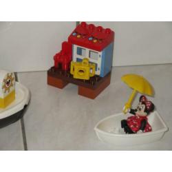 Duplo Disney boot met Mickey en Minnie Mouse