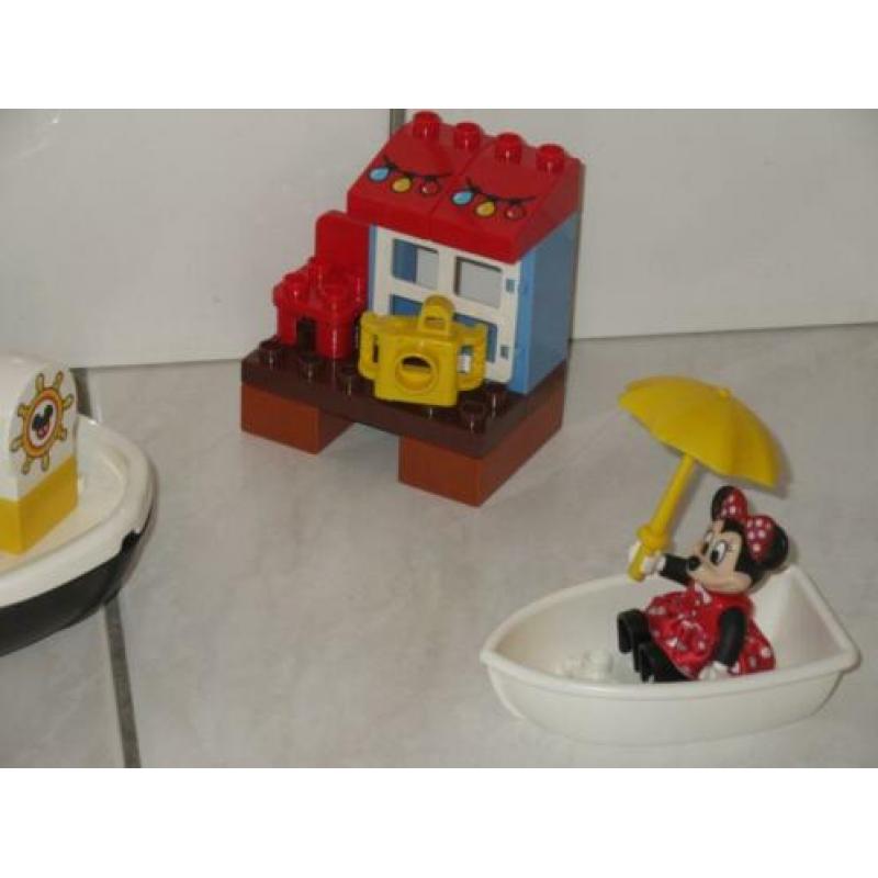 Duplo Disney boot met Mickey en Minnie Mouse