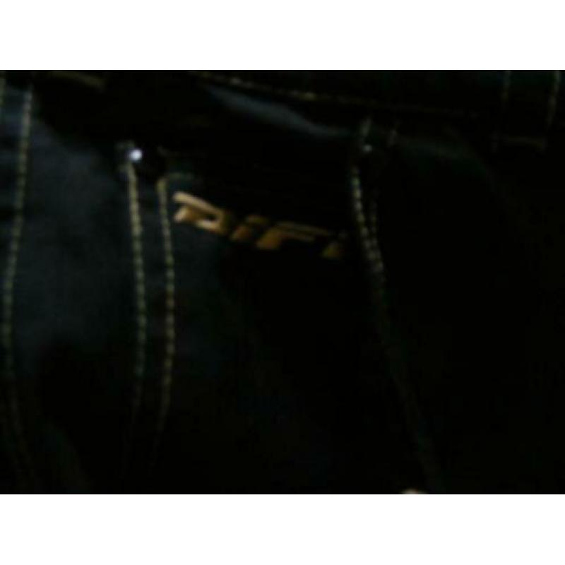 Mooie zwarte difi aerotex motor broek mt 40/42
