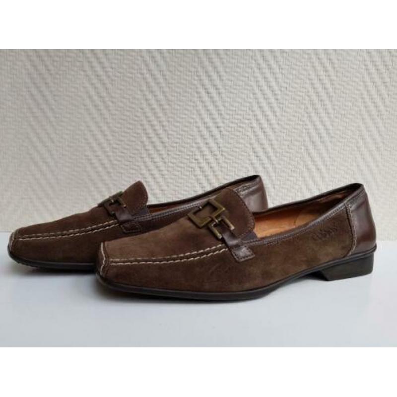 Gabor instappers, bruin, z.g.a.n., UK 4,5 - 37,5 Gratis verz