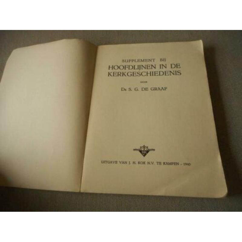 Supplement bij Hoofdlijnen in de kerkgeschiedenis