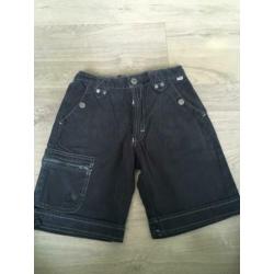 DOERAK korte bermuda broek blauw zeer netjes mt 140 ZD
