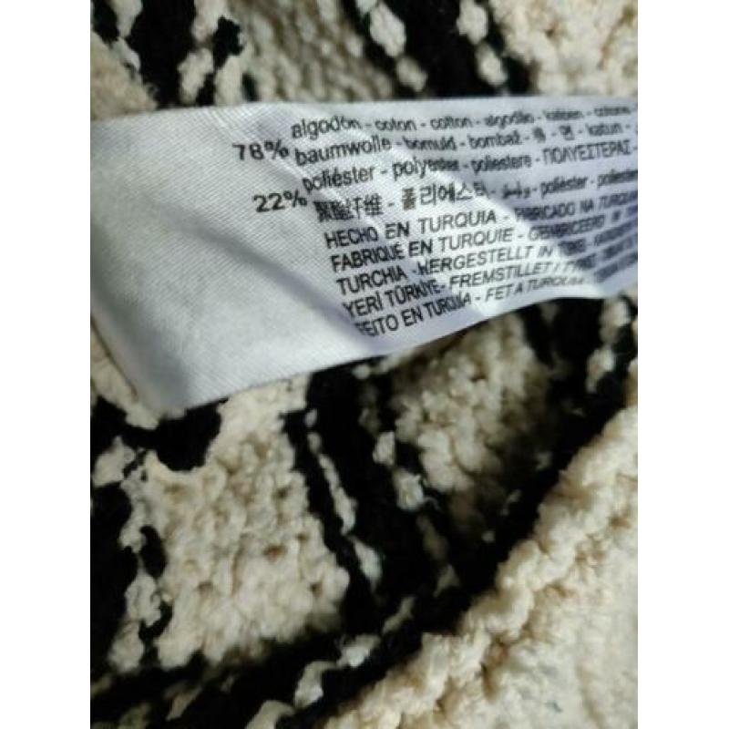 Zara gestreepte trui oversized maat m