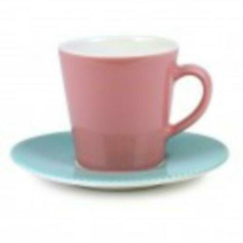 Espresso kop en schotel van lily's cupcake,
