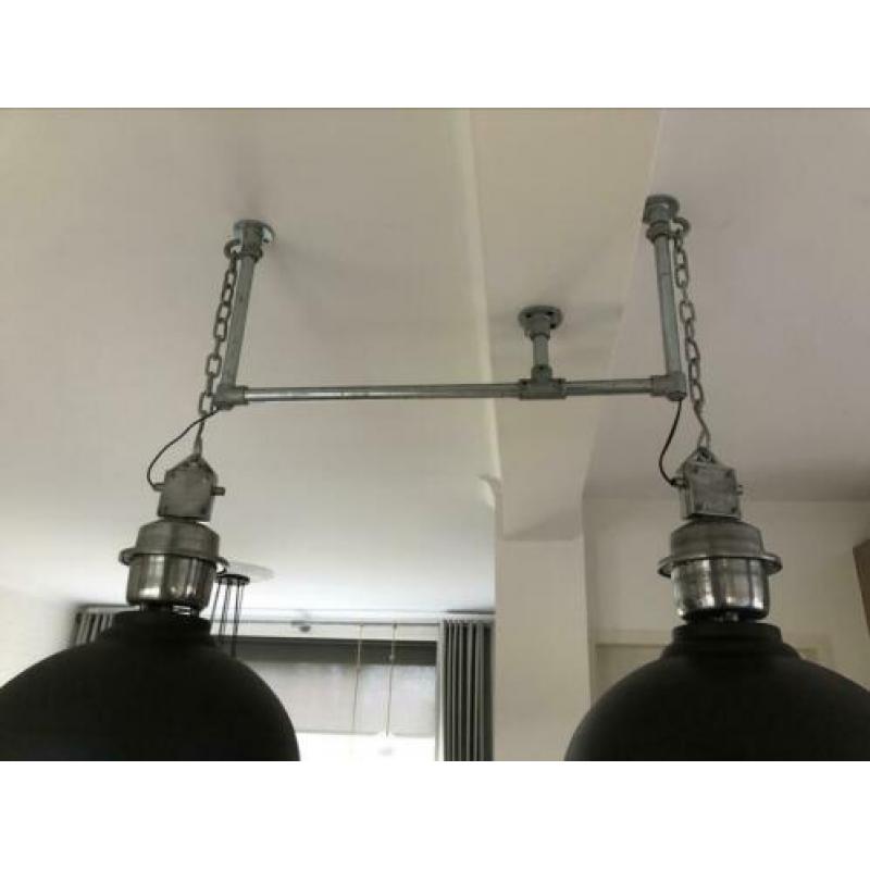 Industriële eetkamer lamp