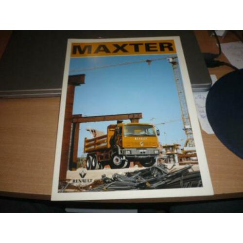 Folder RENAULT MAXTER modellen uit 7 - 1993