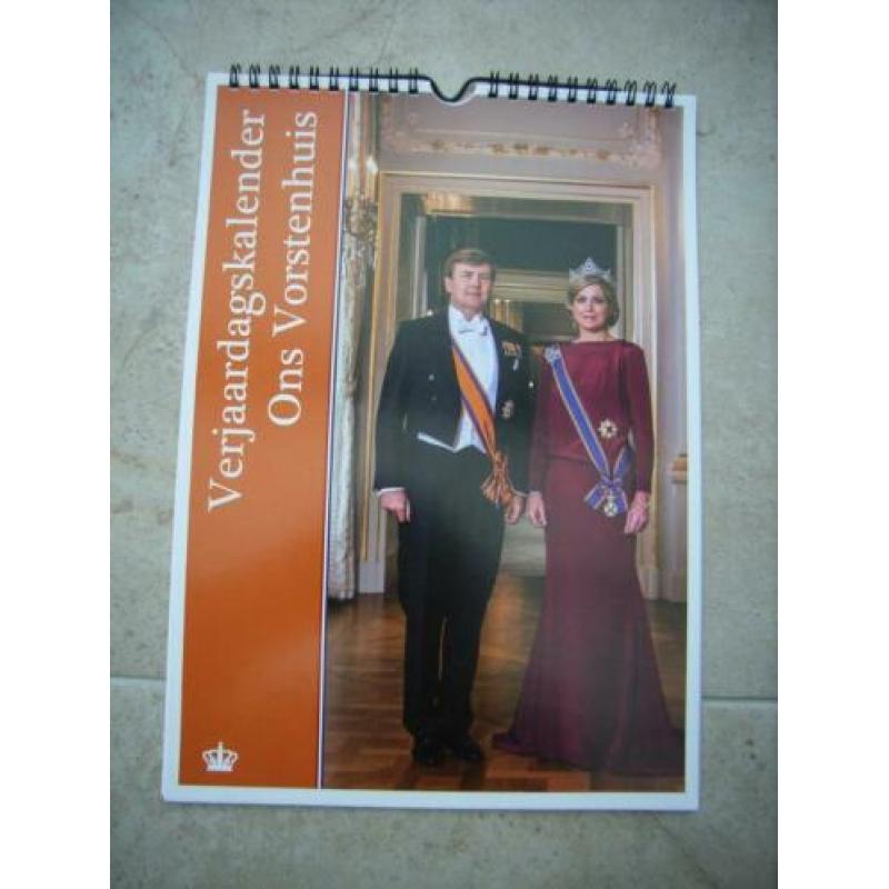 Nieuw:verjaardagskalender ons Oranjehuis met nieuwste foto's