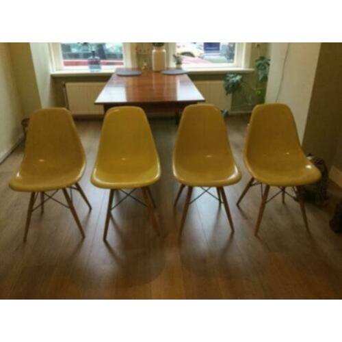 Originele Herman Miller Vitra fiber Glass kuip stoelen retro