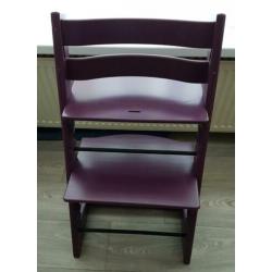 Mooie originele paarse stokke trip trapp stoel
