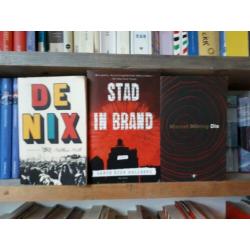 Meerdere romans oa: Houllebecq, Grunberg, Potok, Claudel