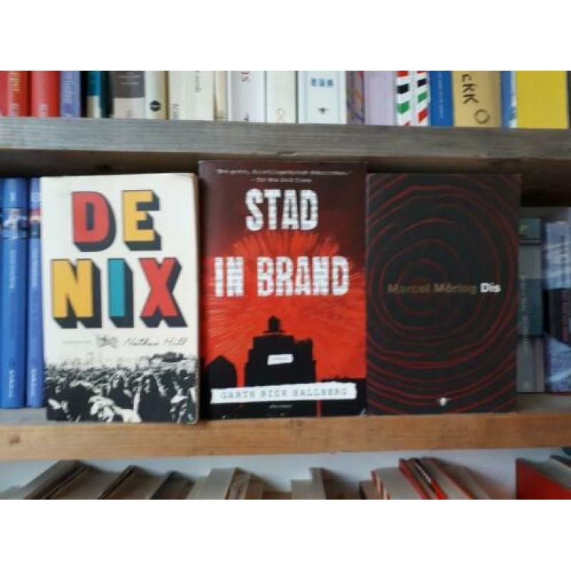 Meerdere romans oa: Houllebecq, Grunberg, Potok, Claudel