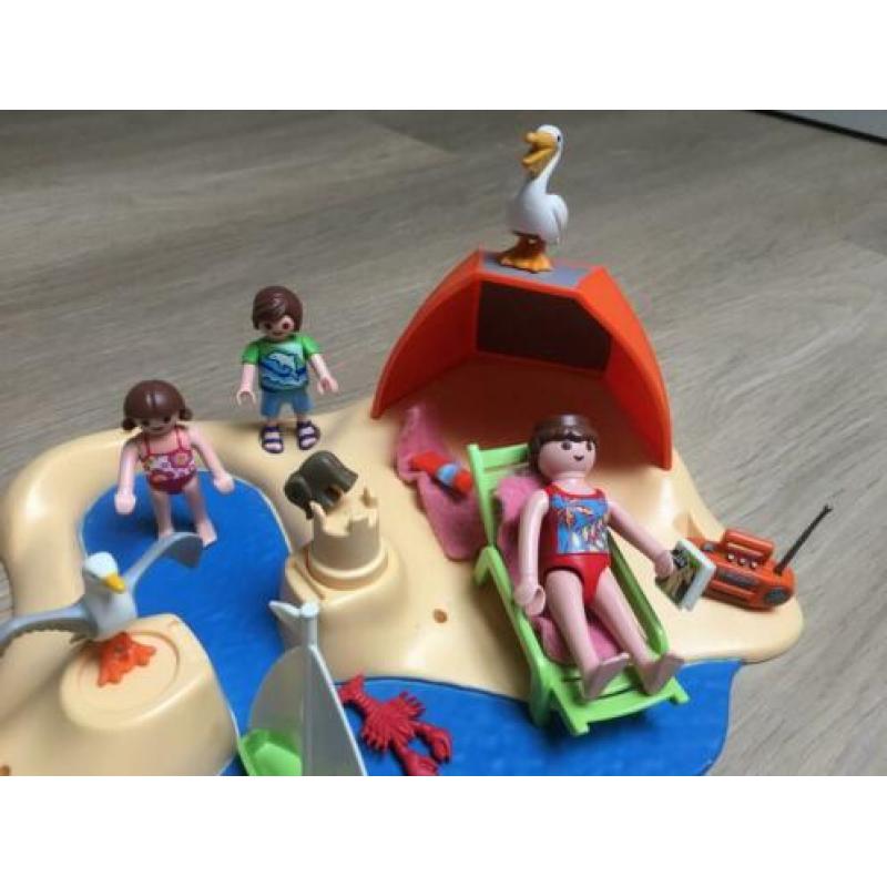 Playmobil strand en speedboot incl accessoires