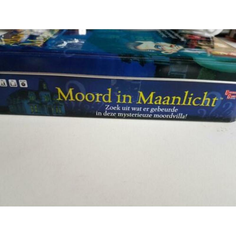 Moord in Maanlicht, spel in blik, goede staat