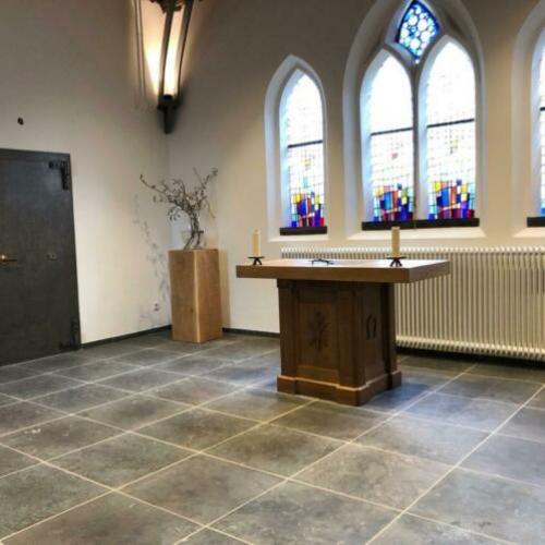 natuursteen keukenvloer Chinees hardsteen 60x60 cm verouderd