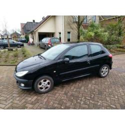 Peugeot 206 1.6 3D 2000 Zwart