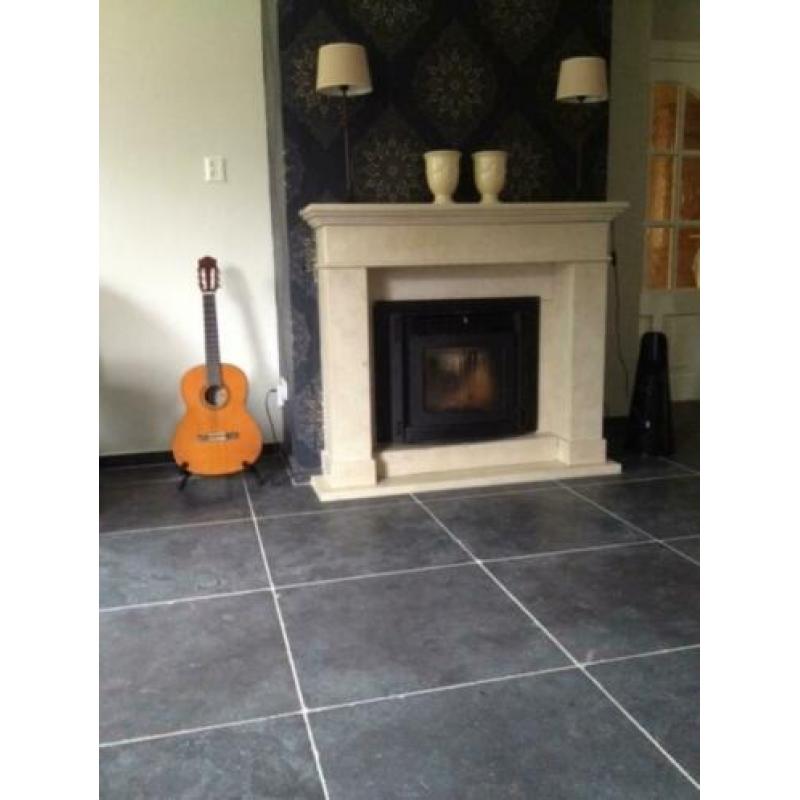 natuursteen keukenvloer Chinees hardsteen 60x60 cm verouderd