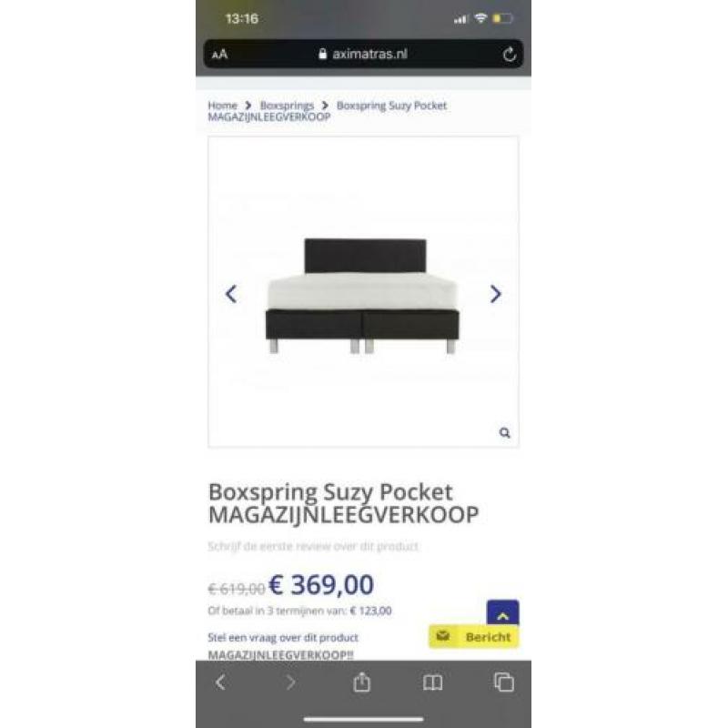 BOXSPRING 140x200