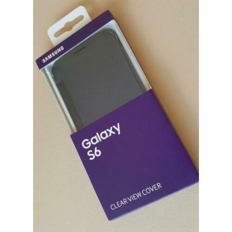clear view cover/hoesje voor Samsung Galaxy S6 -geheel nieuw