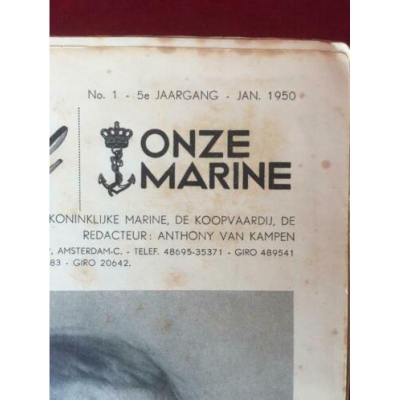 De Blauwe Wimpel, onze marine.