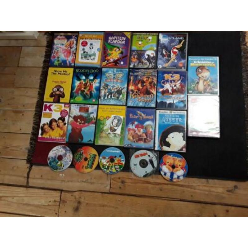 Originele kinder DVD,s . Uitzoeken 1,00 per stuk. Zgan.
