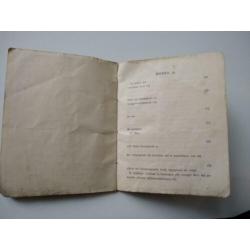 Veldzakboekje Nederlandse Leger 4e Regiment
