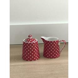 Green Gate servies en bewaarblikken
