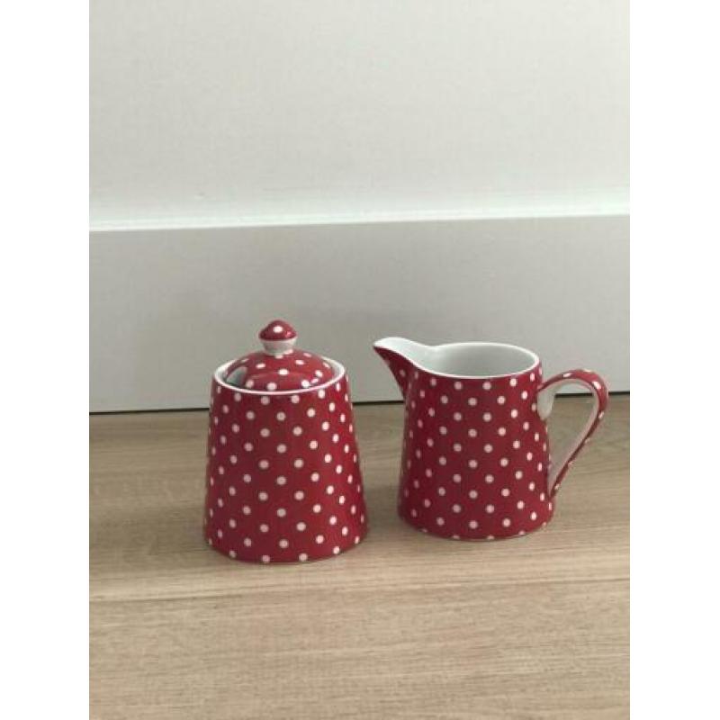 Green Gate servies en bewaarblikken