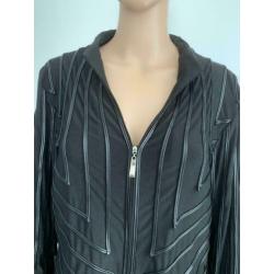 E121 Frank Lyman maat 44=L jasje vest zwart blazer colbert