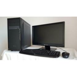 Snelle Amd PC 22 Inch LCD & W10 SSD USB 3.0 8 Gb Ram