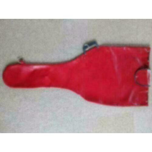 Retro/vintage stevige gitaarhoes zgan 180x47x17 rood skai