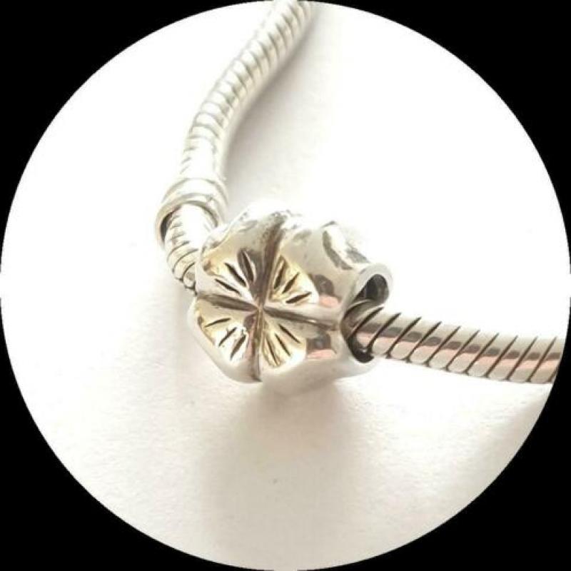 Pandora Klavertje 4 / zilveren bedel